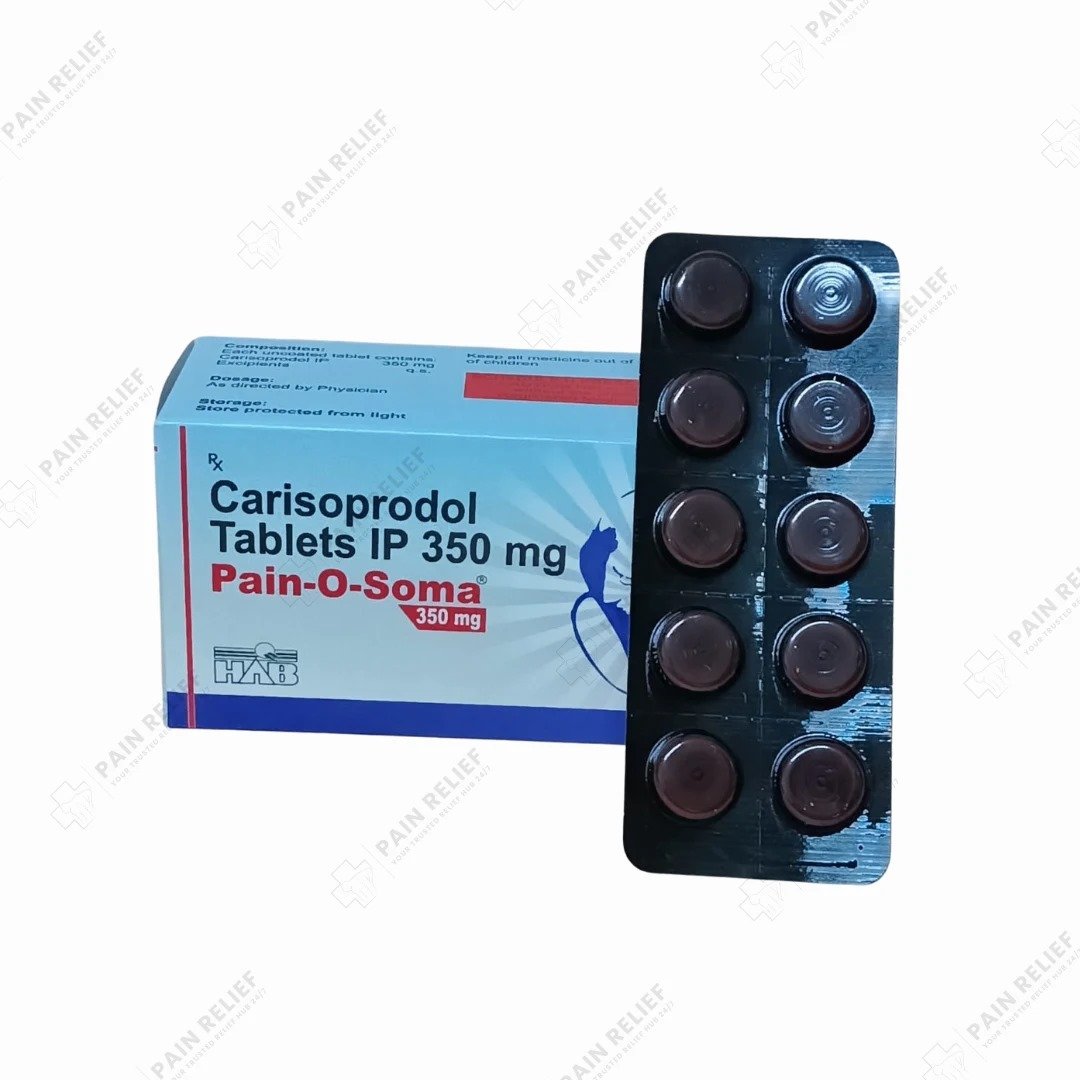 Pain-O-Soma 350 mg Carisoprodol Tablets