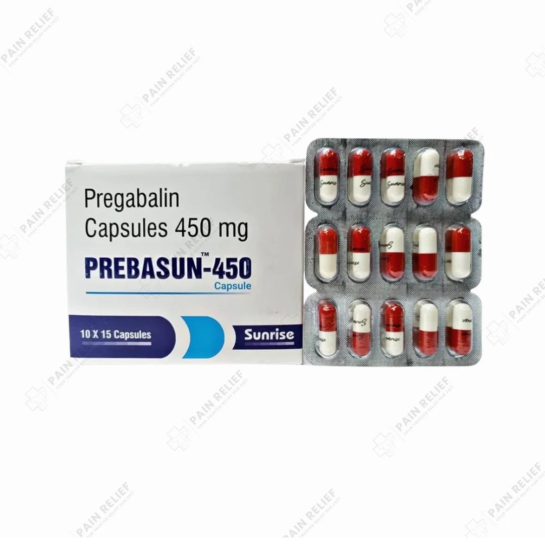 Prebasun 450 mg Pregabalin Capsules