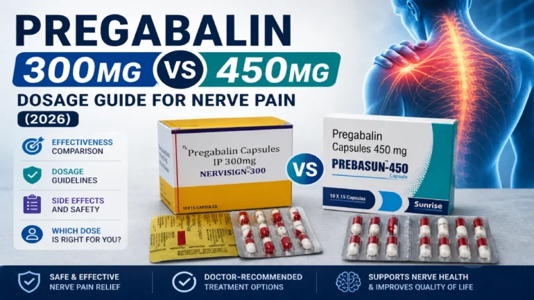 Pregabalin 300mg vs 450mg