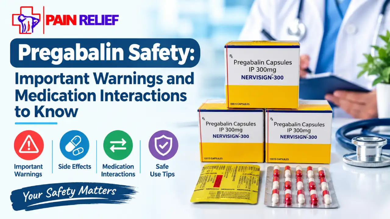 Pregabalin Safety – NERVISIGN-300 Pregabalin Capsules, Important Warnings and Medication Interactions